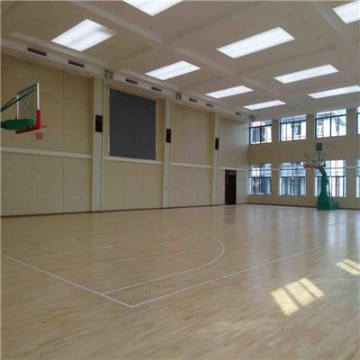 室外运动木地板 篮球馆运动木地板 室内运动实木木地板 飞腾体育 FT-107