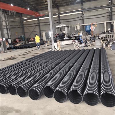 秦皇岛钢带增强螺旋波纹管供应商 PE钢带波纹排水管生产