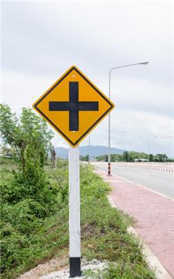 山东青岛道路交通标志杆 单双式悬臂标志杆 高速交通标志牌杆