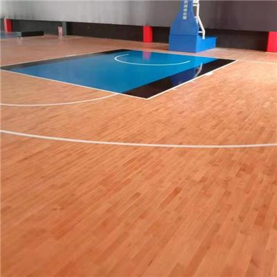 枫木篮球场木地板 包安装学校运动木地板 篮球培训运动木地板 飞腾