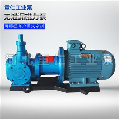 重仁YCB-B磁力泵/圆弧齿轮泵/液压系统泵/无泄漏自吸泵/不锈钢耐腐蚀耐磨化工泵