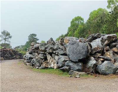 太湖石是园林的布景石材 是园林石的一种