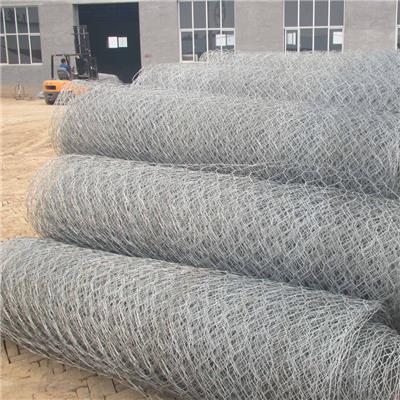包塑PVC石笼网 格宾石笼网厂家定制 平纹编织镀锌铁丝网石笼网