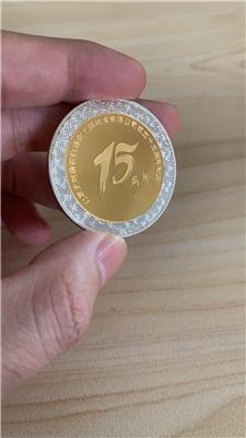上海加工金银币设计**饰品定制**胸章订制24K金饰品定做18K金挂件