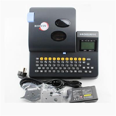 乌鲁木齐标映S650自动套管打字机 标映S650套管热缩管英文打号机电话