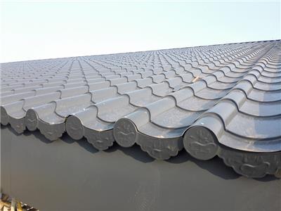 银川中卫铝镁锰板仿古瓦型金属屋面板