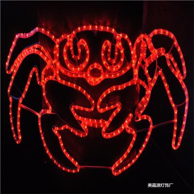 led彩虹管造型灯-蜘蛛侠图案灯-螃蟹发光灯-水滴造型灯