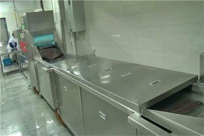 自动洗碗机报价 大型洗碗机流水线定制 烘干清洗除渣机