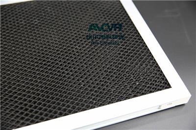 除臭氧空气净化铝箔网活性炭过滤网 活性炭过滤板框式空气过滤器