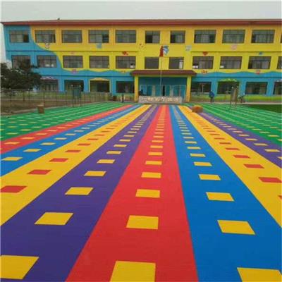 悬浮拼装地板系列 聚氯乙烯材质无污染 学校标准