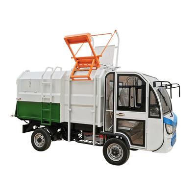 电动挂桶式小型垃圾清运车 5方电动四轮自卸环卫车