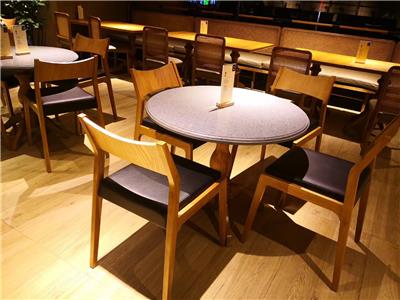 火锅店实木餐椅 中餐厅藤编餐椅 茶餐厅餐桌椅定制