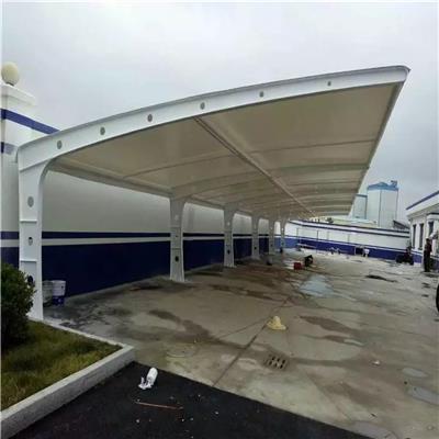 膜结构停车棚 免费提供解决方案 荆州膜结构加油站棚建筑