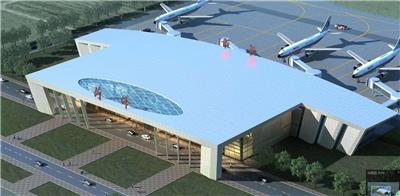 山东光磊钢结构生产厂家网架大跨度钢结构网架飞机场项目