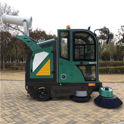 学校机场道路清扫电动扫地车驾驶式扫地车全自动清扫车