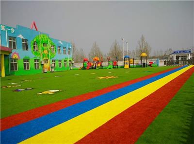泰州幼儿园塑胶篮球场施工