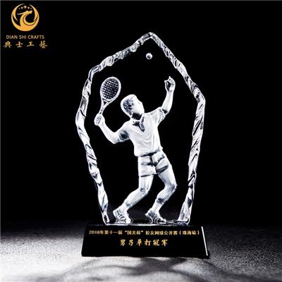 无锡单位运动会奖杯，金属羽毛球奖杯，网球比赛品，篮球赛品