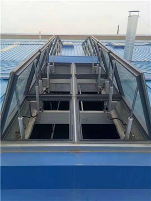 陕西商洛市 电动排烟窗 开窗机控制系统 消防电动排烟扇 使用便捷