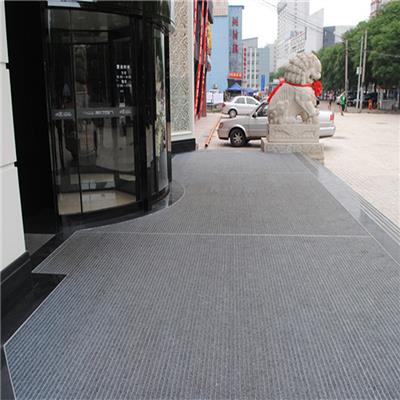 铝合金防尘地垫批发商 梅州铝合金防尘地毯安装方法 防尘地毯安装效果