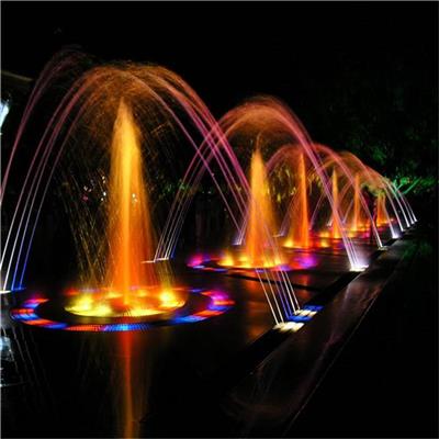 喷泉 清秀 花样程控喷泉 用于园林造景降温 来图定做