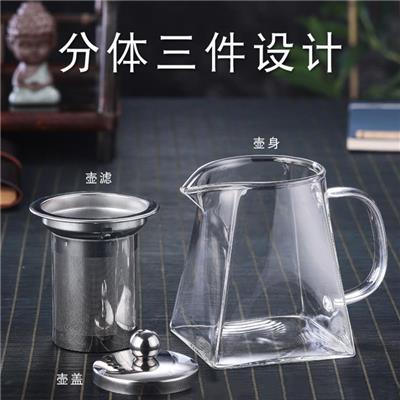 高硼硅玻璃制品公道茶壶