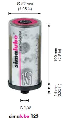 瑞士simalube自动注油器SL15系列/耐高温链条油/润滑链条/高性能