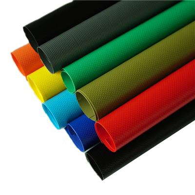 源头工厂供应优质涂层涂塑箱包PVC网格布 10*12方格PVC涂塑布