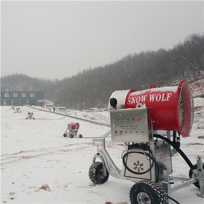 造雪机水平移动角度 诺泰克人工造雪机仰筒调整幅度
