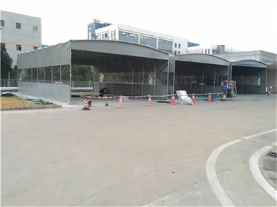 南昌东湖篮球场雨棚 大型活动仓库雨蓬 移动车棚 抗风8级