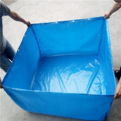 浙江1000D高强度耐磨水池布 PVC涂层夹网布