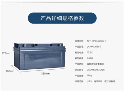 松下蓄電池12v LC-P12100  廠家直銷高品質蓄電池