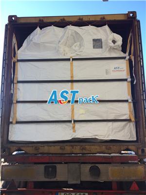 20尺PE膜集装箱干料袋运输化工塑料颗粒粉末PTA