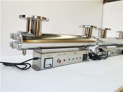 过流式紫外线消毒器 水处理设备 GR-UVC-120管道式紫外线消毒器制造厂家