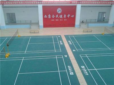 邯郸羽毛球木地板施工 实阳体育设施