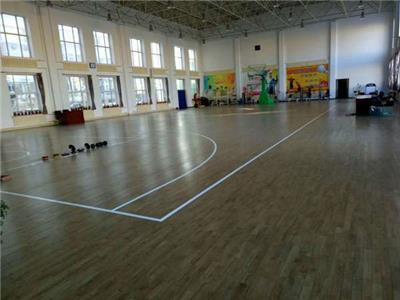 烟台篮球木地板安装 安徽实阳体育