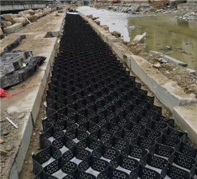 重庆土工格室菱形网格工厂定制高度50-100mm