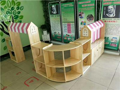 幼儿园玩具柜教具柜实木柜木质生产厂家