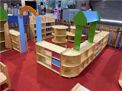 幼儿园教具柜玩具柜幼儿园收纳柜实木柜木质生产厂家