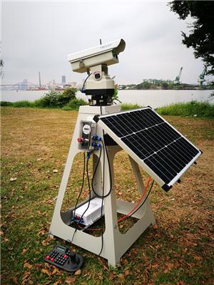 广州绿歌1W全自动太阳能激光驱鸟器S1WCR带高清摄像APP控制