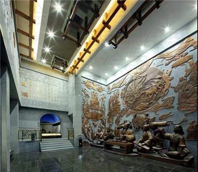 江苏室内人物景观立体铜浮雕 墙上浮雕画制作工厂