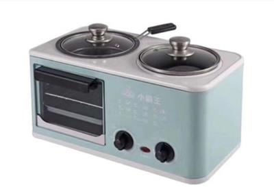 厂家直供小霸王早餐机四合一营养早餐机多士炉烘焙烤箱礼品