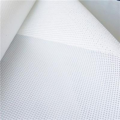 浙江玄宇工厂生产供应浸胶带底膜白色喷绘布 箱灯布 广告布 PVC网格布 箱包网