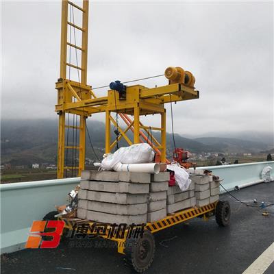 徐洲桥梁排水管安装施工设备平台