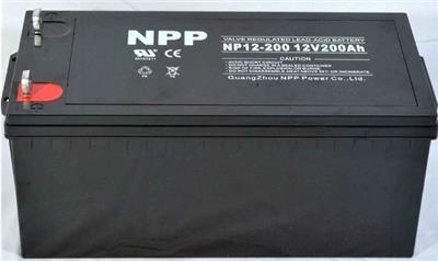 耐普蓄电池NP12-200 12V200AH性能及特点