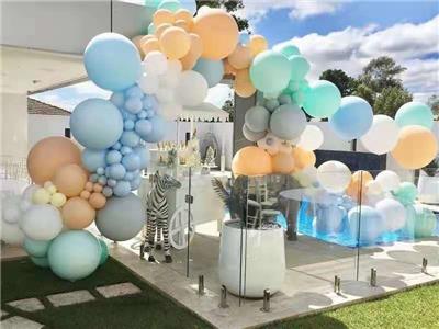 派对气球装饰布置 凤泉区公司气球派对 气球派对设计素材