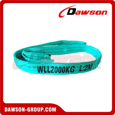 WLL 4 Ton Polyester Webbing Slings - AS 1353
