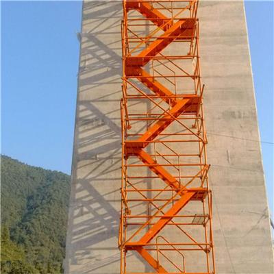 无锡通达供应施工爬梯 桥梁安全爬梯 路桥施工梯笼爬梯