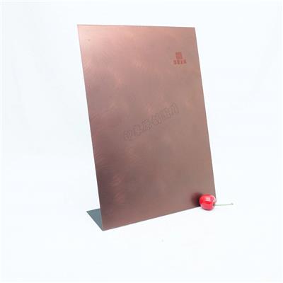 印象金属红铜不锈钢装饰板材 304仿铜乱纹定制材料