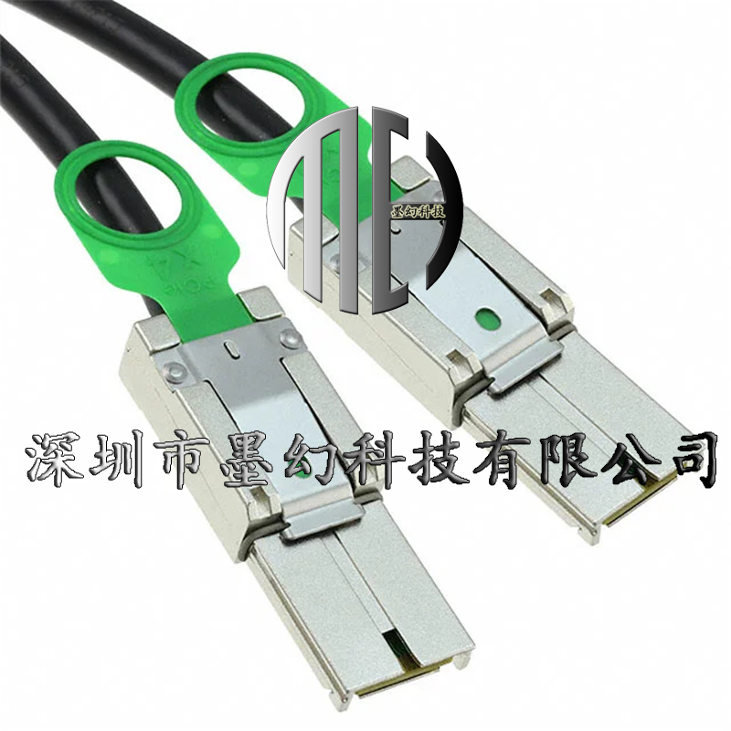 Molex0745460400iPassPCIeX4电缆组件74546040028AWG050