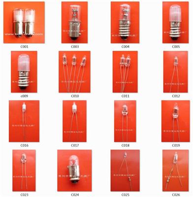 指示灯泡 微型灯泡 T10灯泡 设备灯泡 航空灯泡 信号灯泡